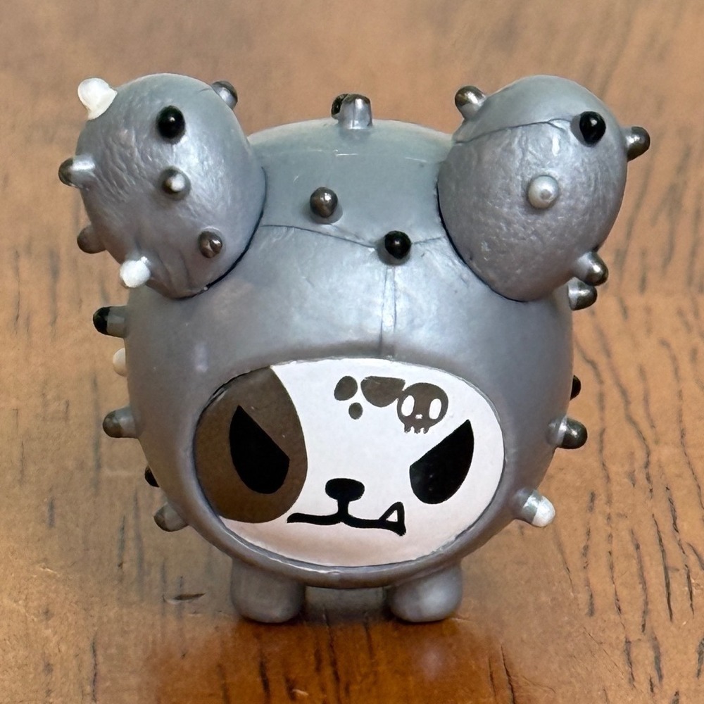 Tokidoki Cactus Pups Malandrino Dog Silver Vinyl Figure